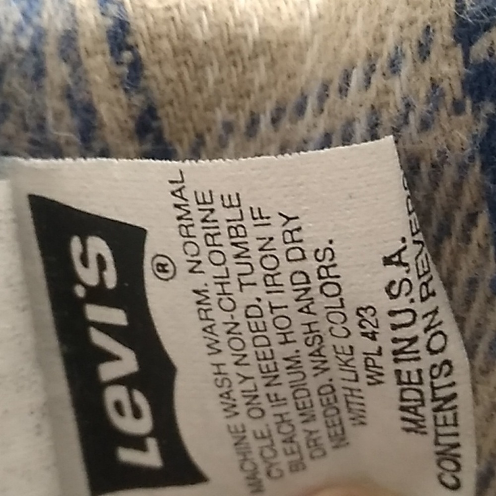 SALE! Levi's Strauss & Co. Denim Vintage Trucker Jacket W Blanket Lining Sz.M - Picture 10 of 13